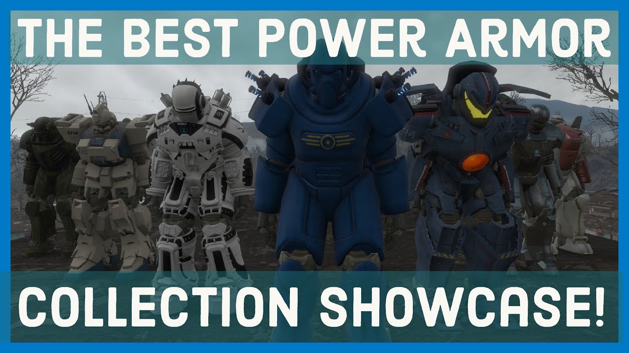 BEST POWER ARMOR MODS IN FALLOUT 4! Power Armour Collection Showcase!