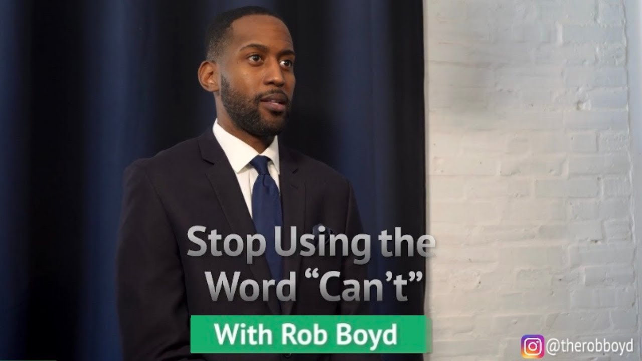 Stop Using The Word Can't