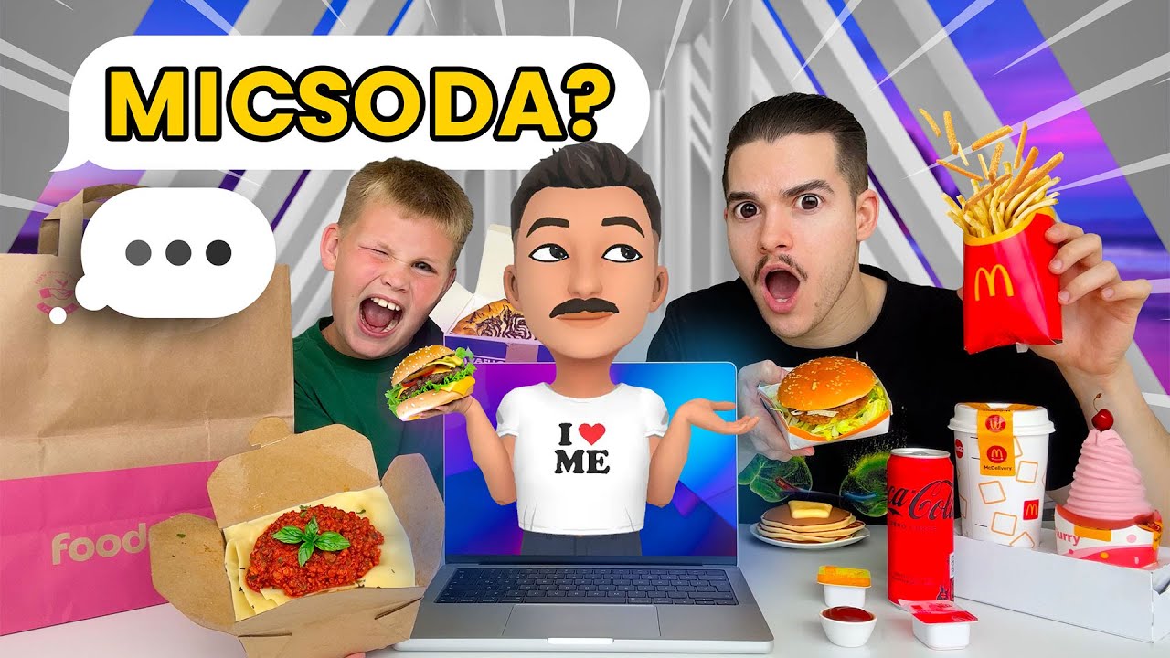 24 ÓRÁIG EGY ROBOT DÖNTÖTTE EL MIT RENDELJÜNK 🍔🤖│ MUKBANG