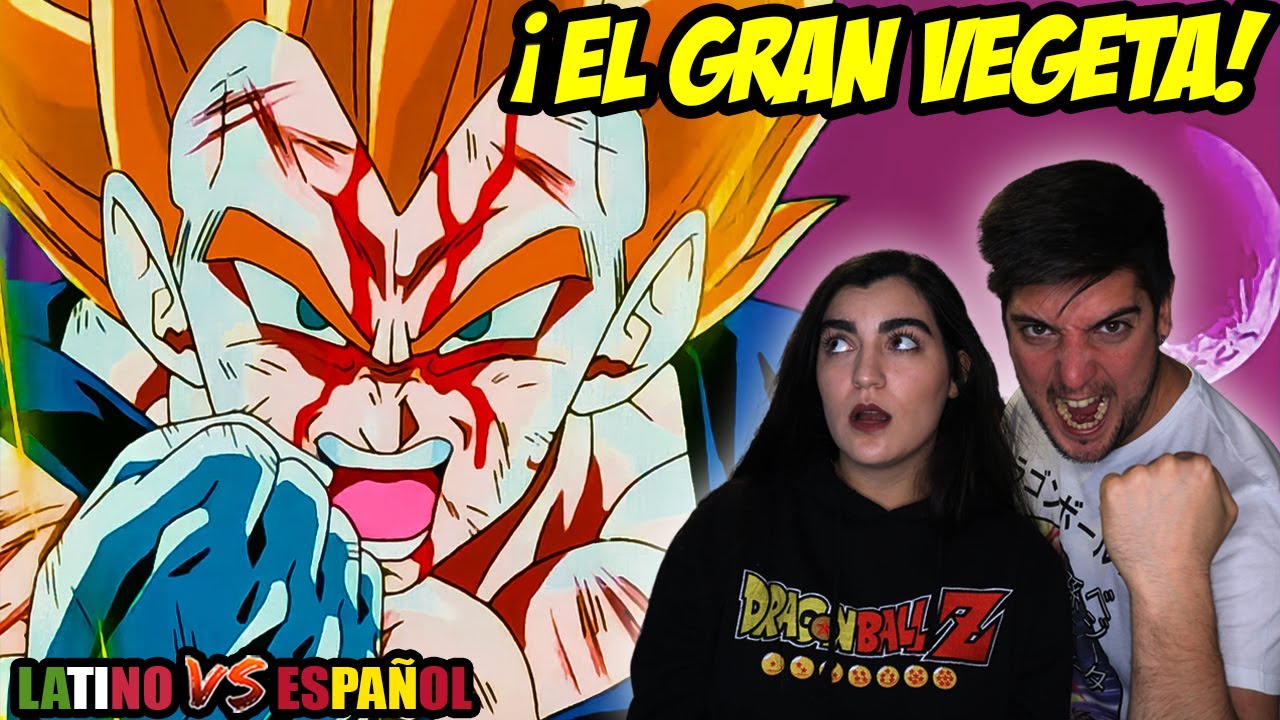 ESPAÑOLES REACCIONAN A DRAGON BALL LATINO VS ESPAÑOL | 💥EL GRAN VEGETA💥🐲DOBLAJE LATINO🐲