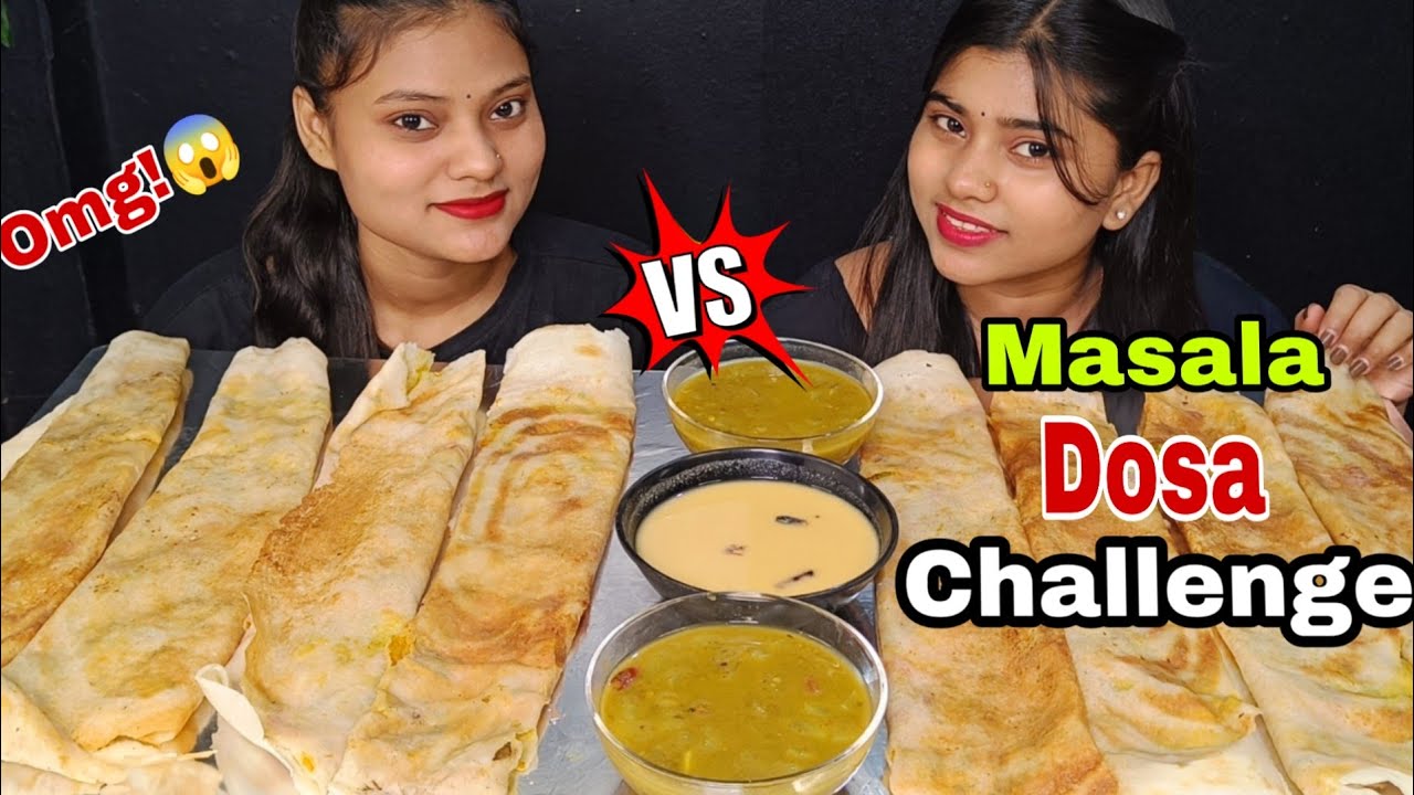 Biggest Masala Dosa Eating Challenge In 5 Min | Mysore Masala Dosa Eating | South Indian Food Eating
