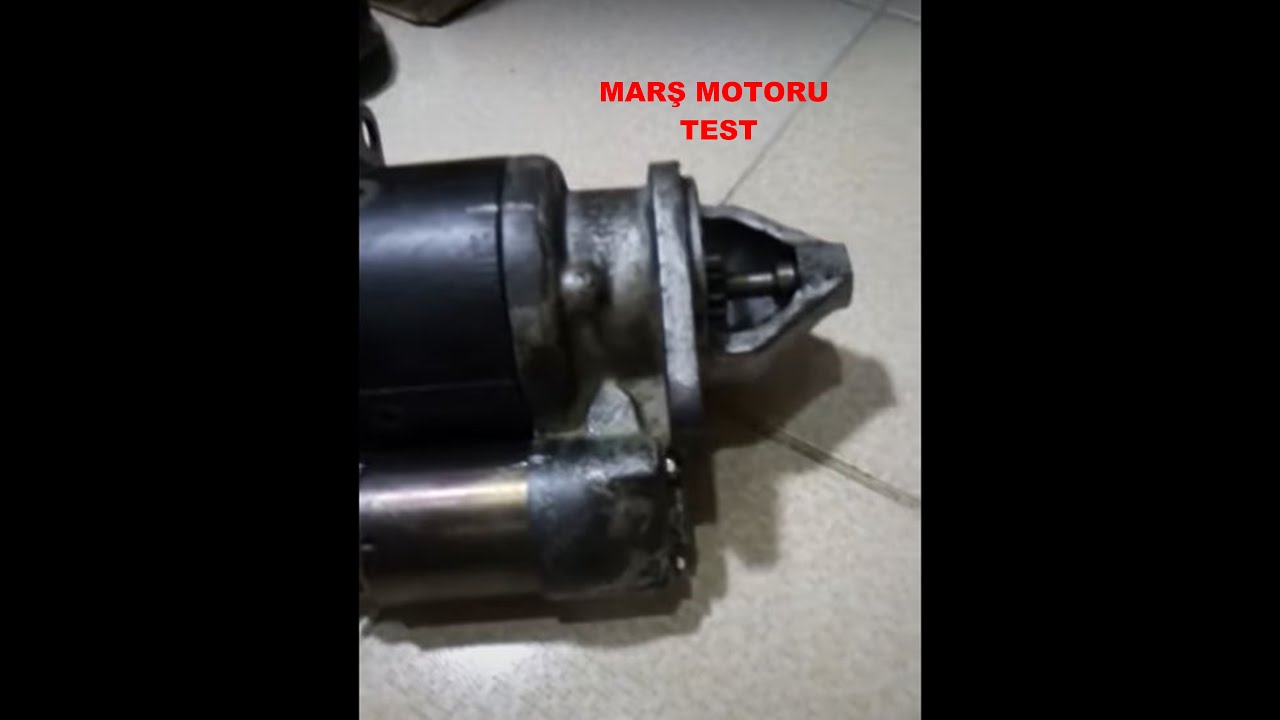 Marş Motoru Test 