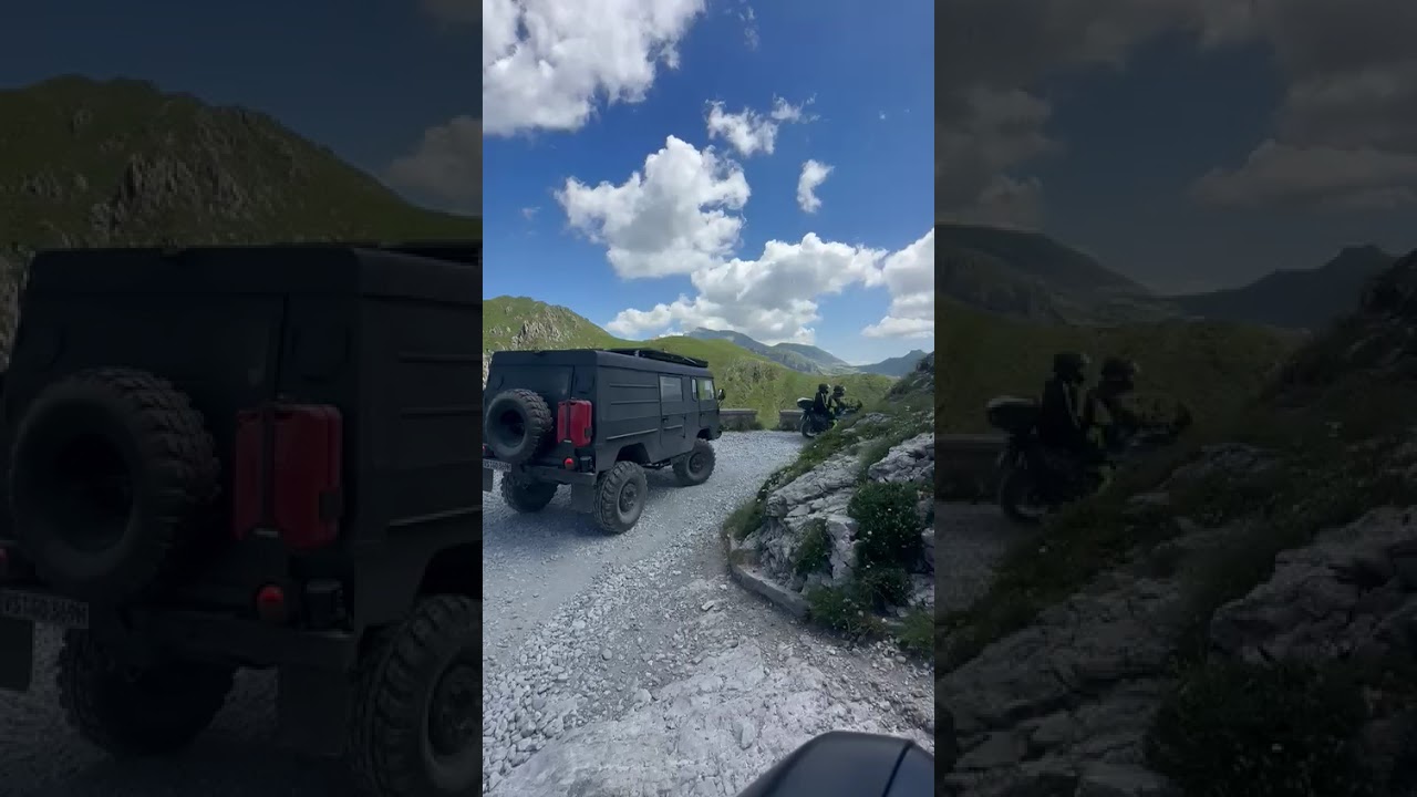 Jeep Wrangler and Volvo C 303 Mountain Drive  LGKS
