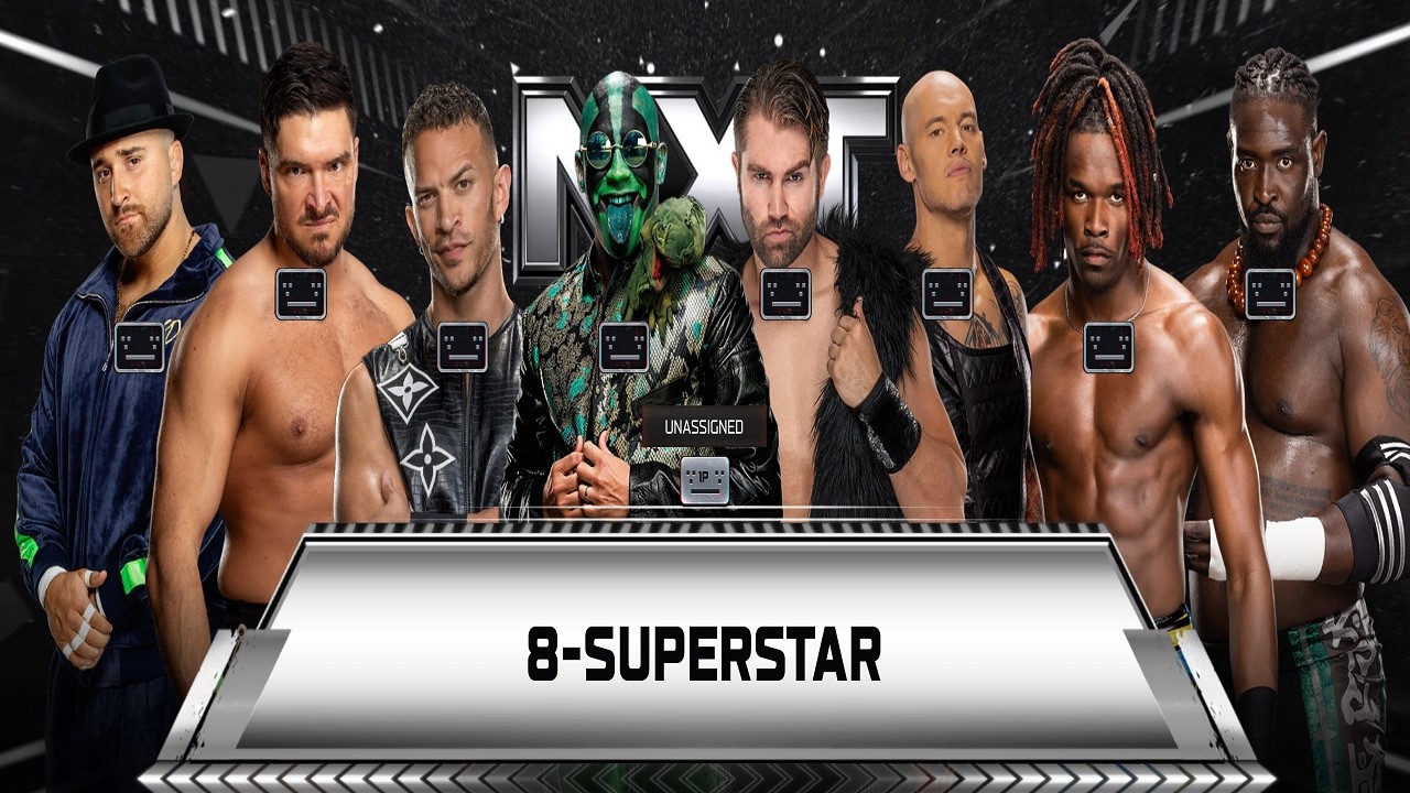 8 MEN ELIMINATION N1C MATCH FOR NXT TITLE