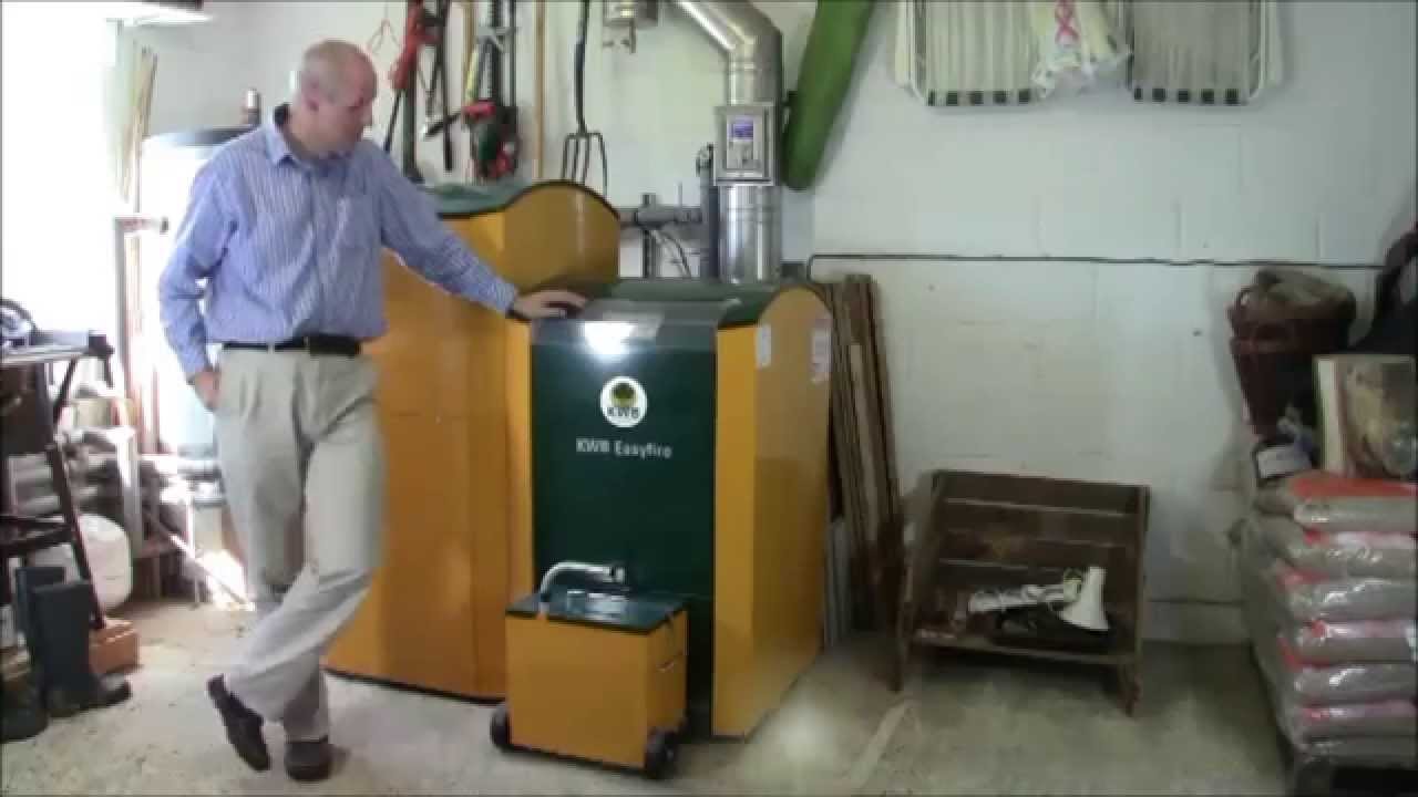 KWB Wood Pellet Boiler Intro, fuel & controls [Superhome59 Biomass part 1]