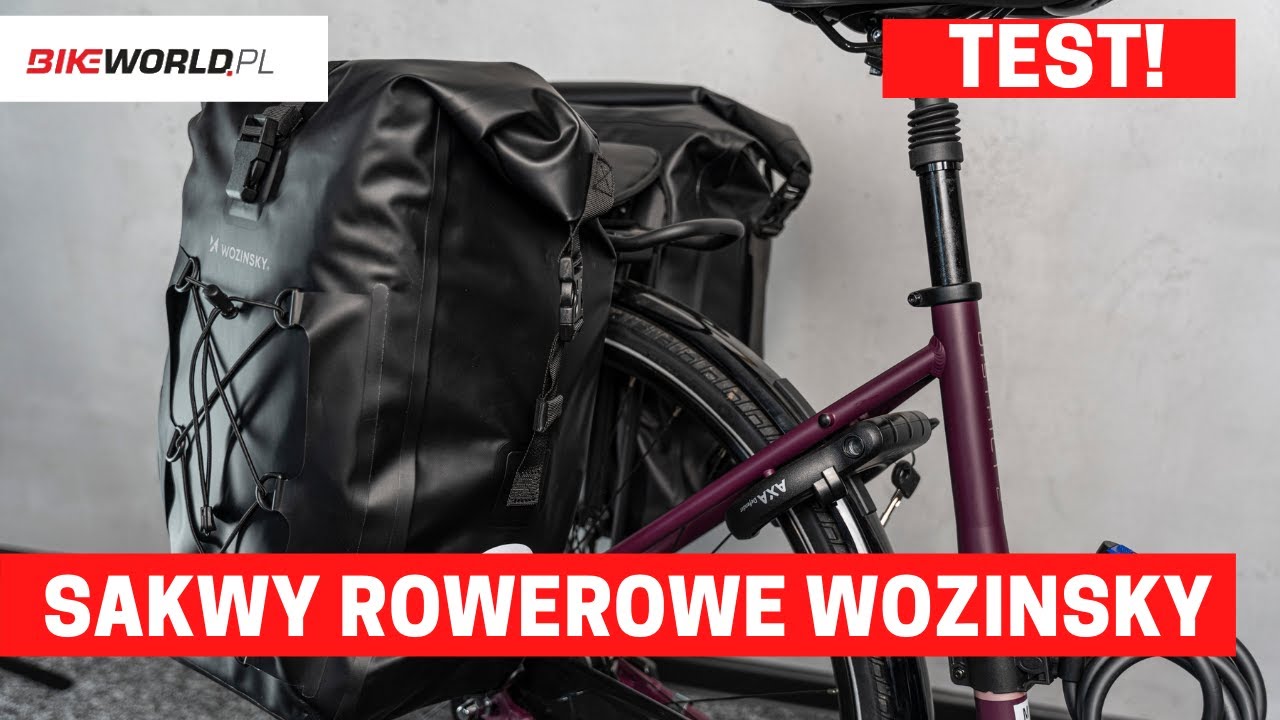 Test: Torby rowerowe Wozinsky (sakwy/plecaki)