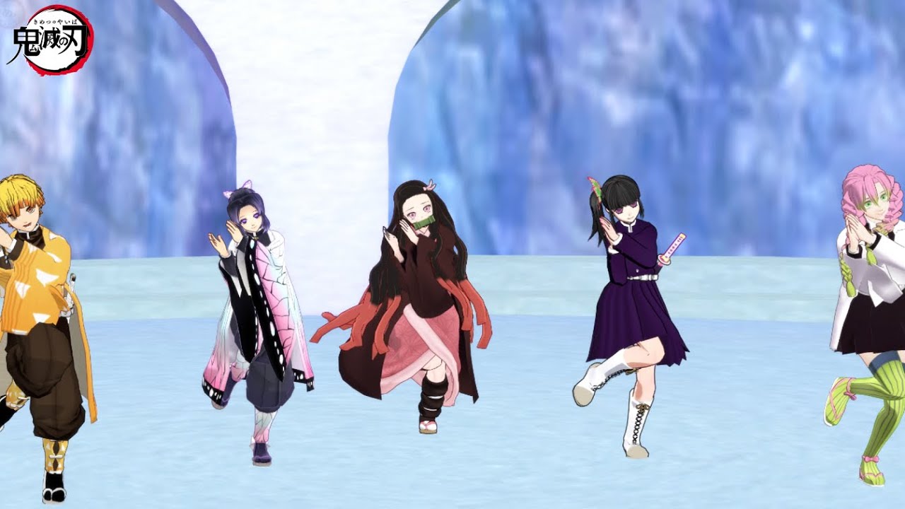 【鬼滅の刃MMD】大空ドリーマー - PPP -【竈門禰豆子&times;栗花落カナヲ&times;胡蝶しのぶ&times;甘露寺蜜璃x我妻善逸】