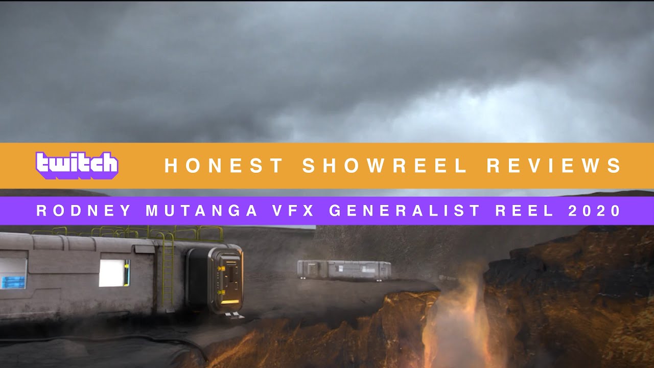Honest Showreel Reviews: Rodney Mutanga VFX Generalist 3D Artist (Twitch Streams)