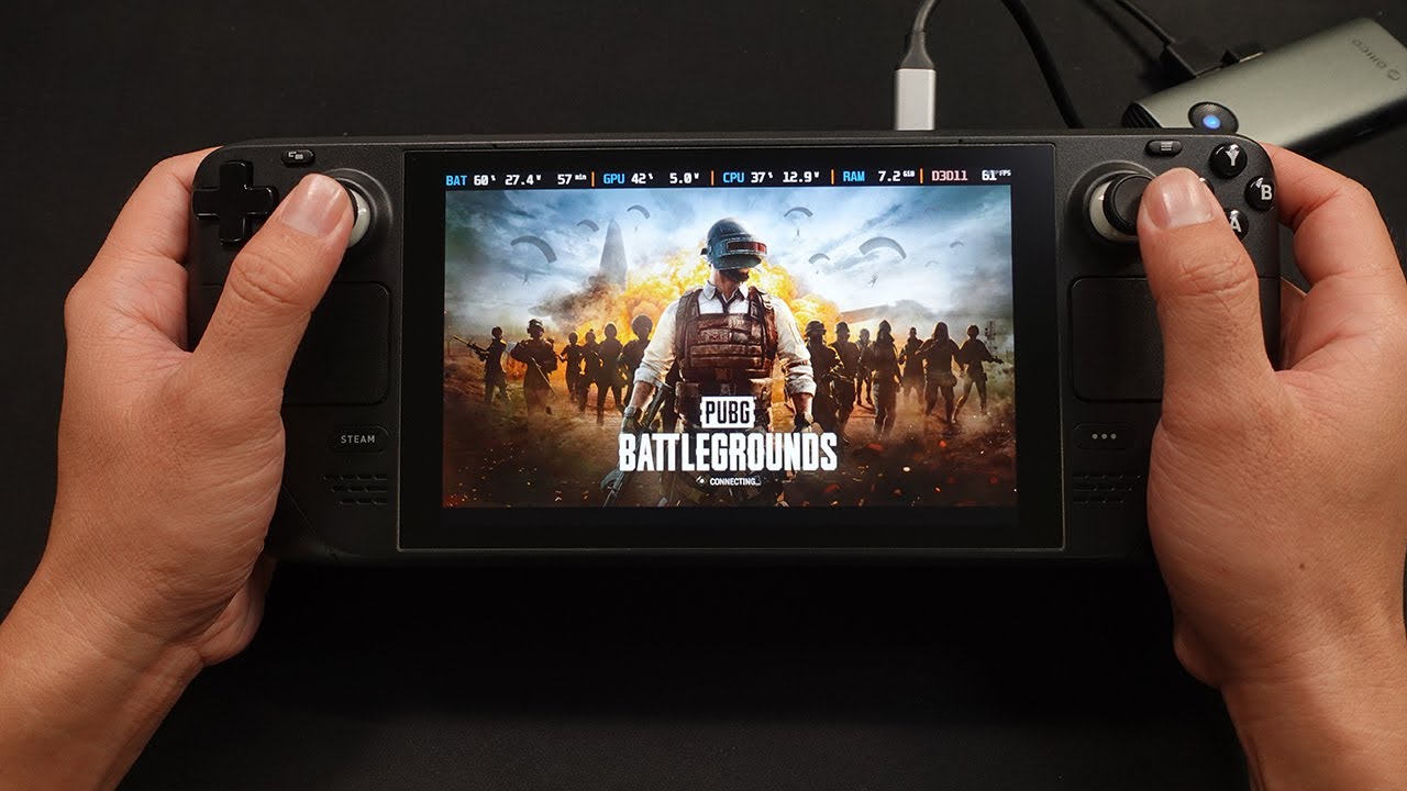 PUBG: BATTLEGROUNDS Gameplay On Steam Deck 60FPS