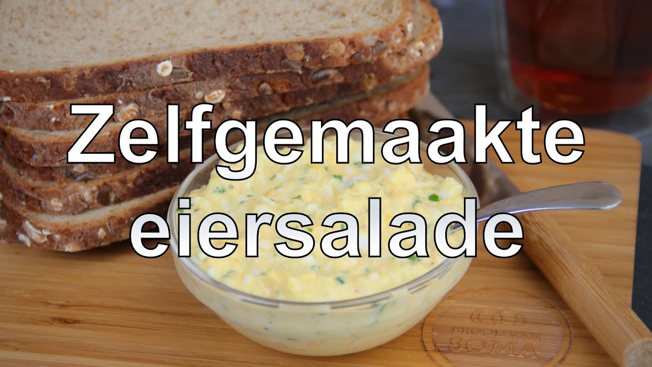 Zelfgemaakte eiersalade recept