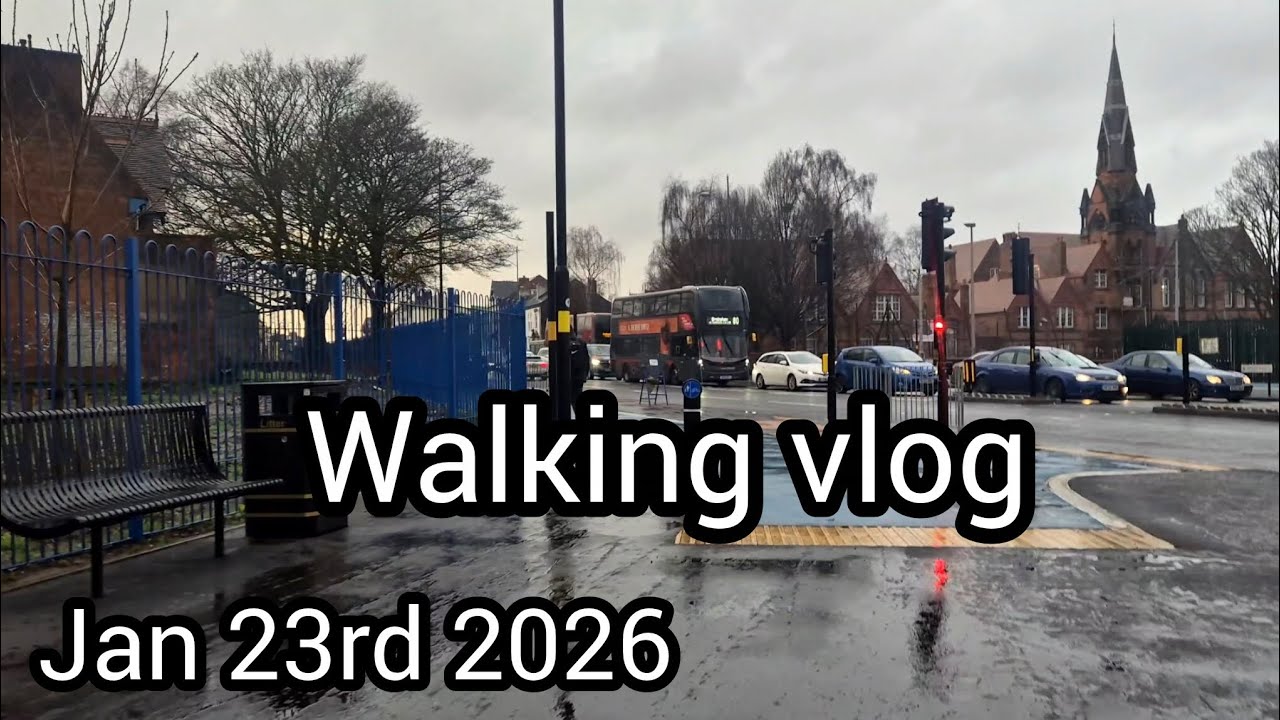 Rainy afternoon walk along Dudley Road - Birmingham UK 🏴󠁧󠁢󠁥󠁮󠁧󠁿