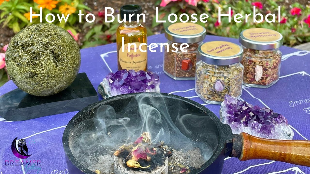 How to Burn Loose Herbal Incense