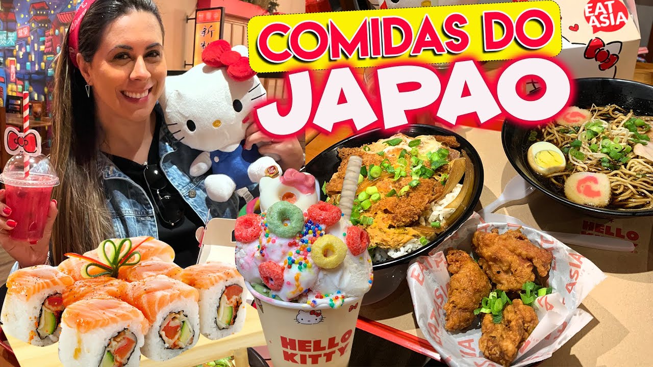 Maravilhosas Comidas do Japão no Eat Asia