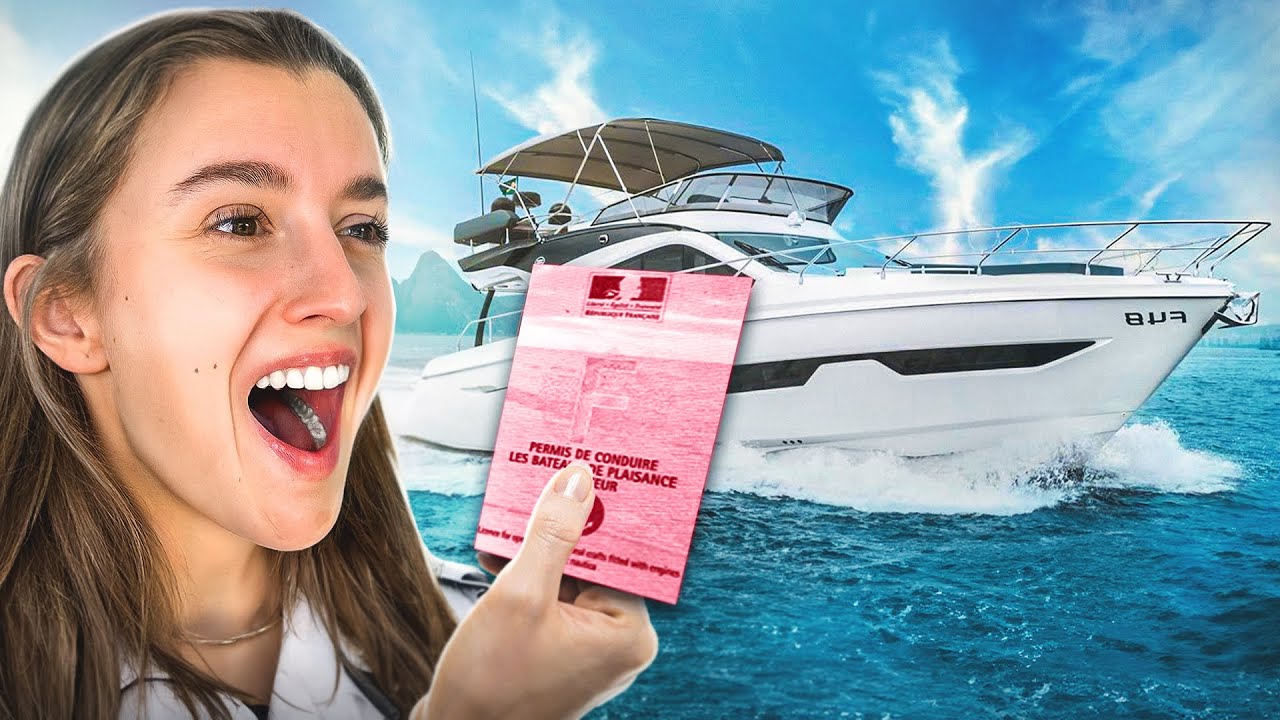 7 JOURS POUR AVOIR LE PERMIS BATEAU ⛵️☀️