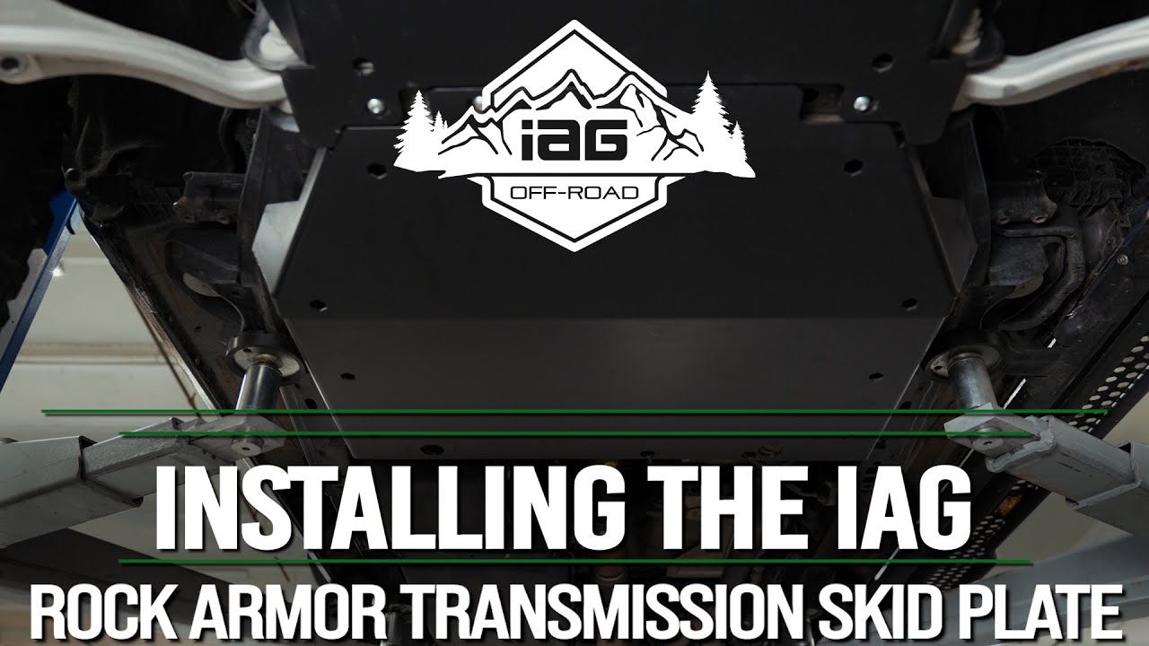 IAG Rock Armor Transmission Skid Plate for 2021+ Ford Bronco Install