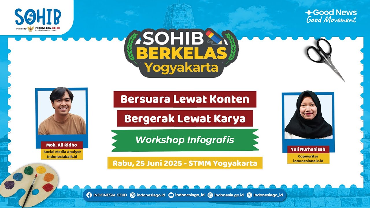 SOHIB BERKELAS Yogyakarta 2025 - Workshop Infografis