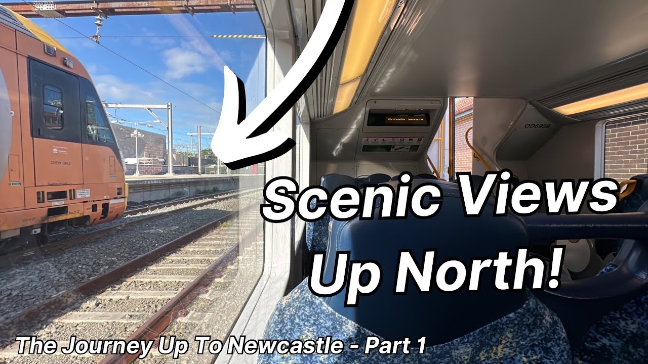 The Train Journey to Newcastle Part 1 - Central to Epping | TsetsStuff