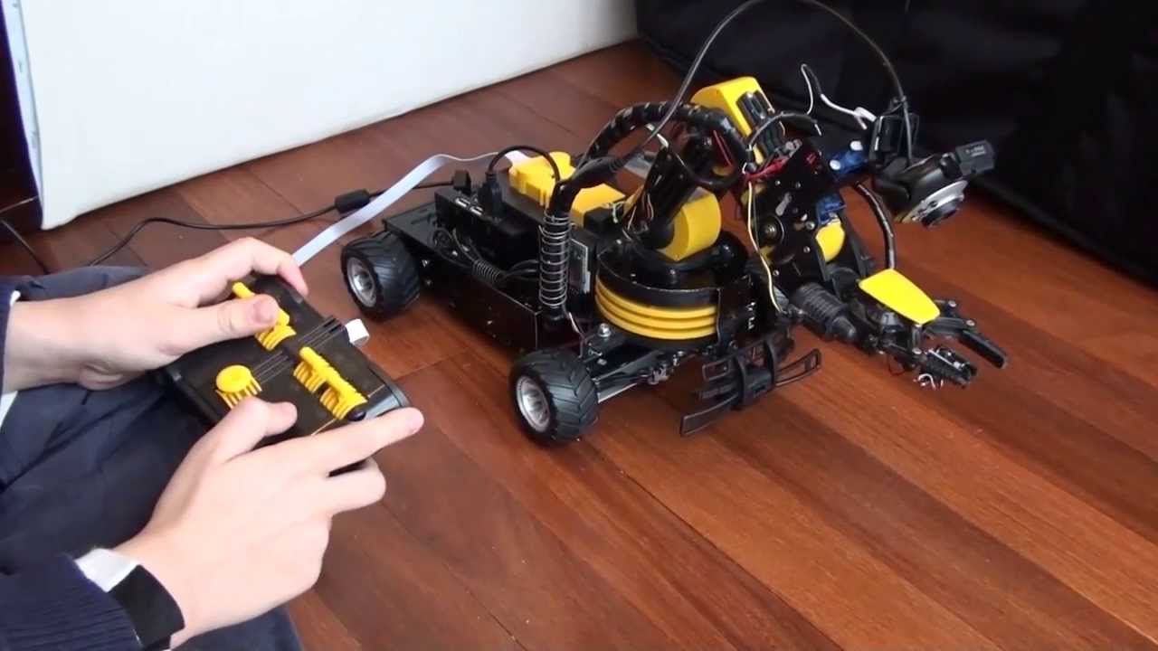 OWI 535 Robotic Arm Edge, Turned into Rover Arm Robot. Arduino