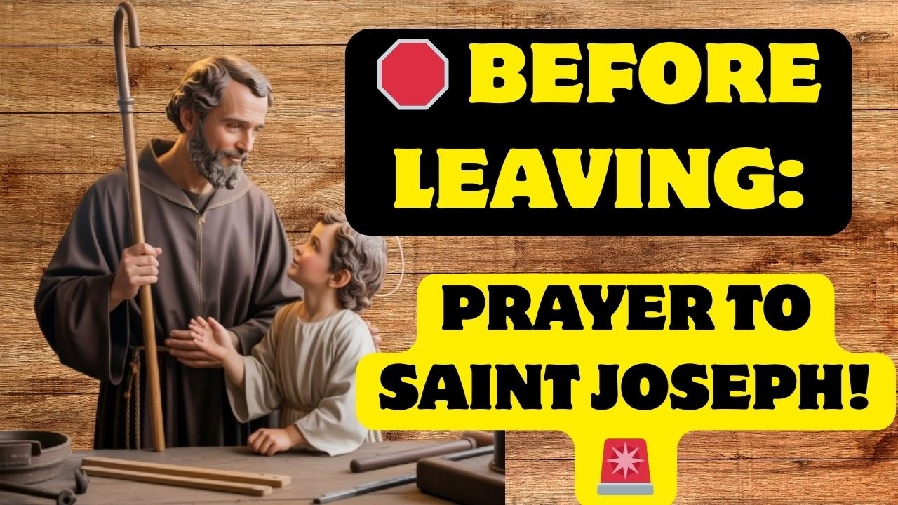 ⁉ WHY DO DEVOTEES NEVER LEAVE HOME WITHOUT THIS PRAYER TO SAINT JOSEPH? 💥
