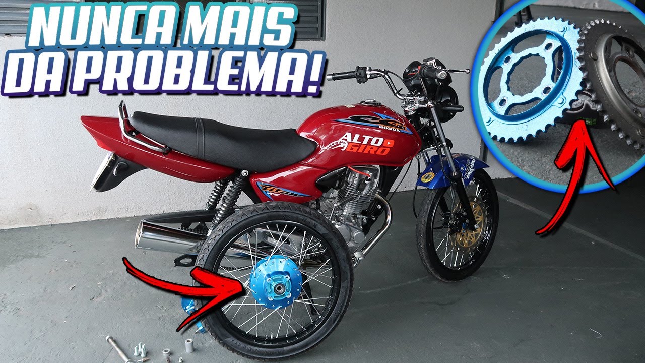COMO ADAPTAR CUBO DA FAN 125 2009 NA TITAN E FAN 2000 ATÉ 2008  ‹‹ Maycon Aragão ››