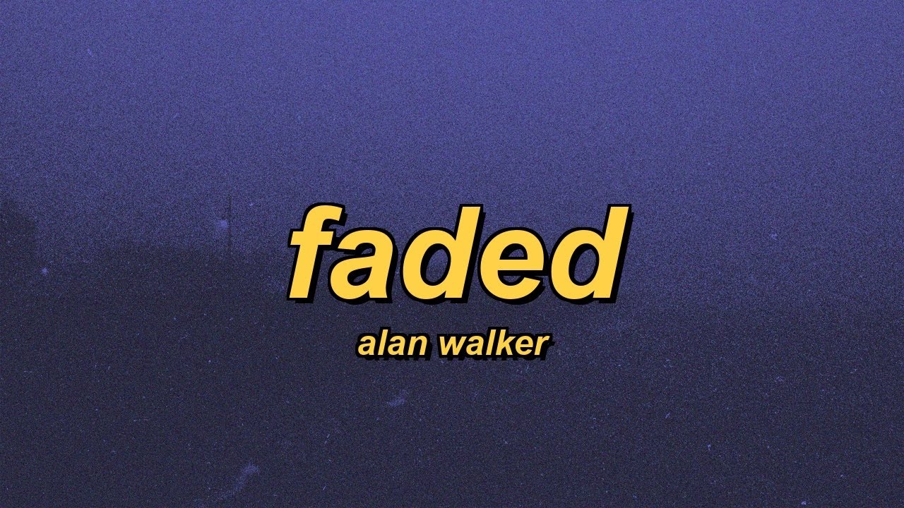 Alan Walker - Faded (slowed + reverb + lyrics)