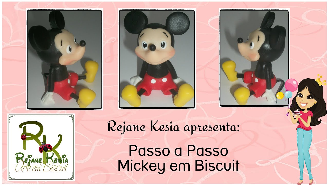 DIY Mickey em Biscuit