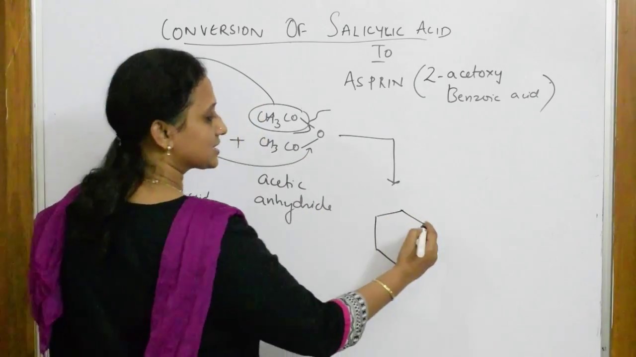 14.2|Aspirin preparation from Sali cyclic acid|ALCOHOLS,PHENOL & ETHERS |Chemistry CBSE XII