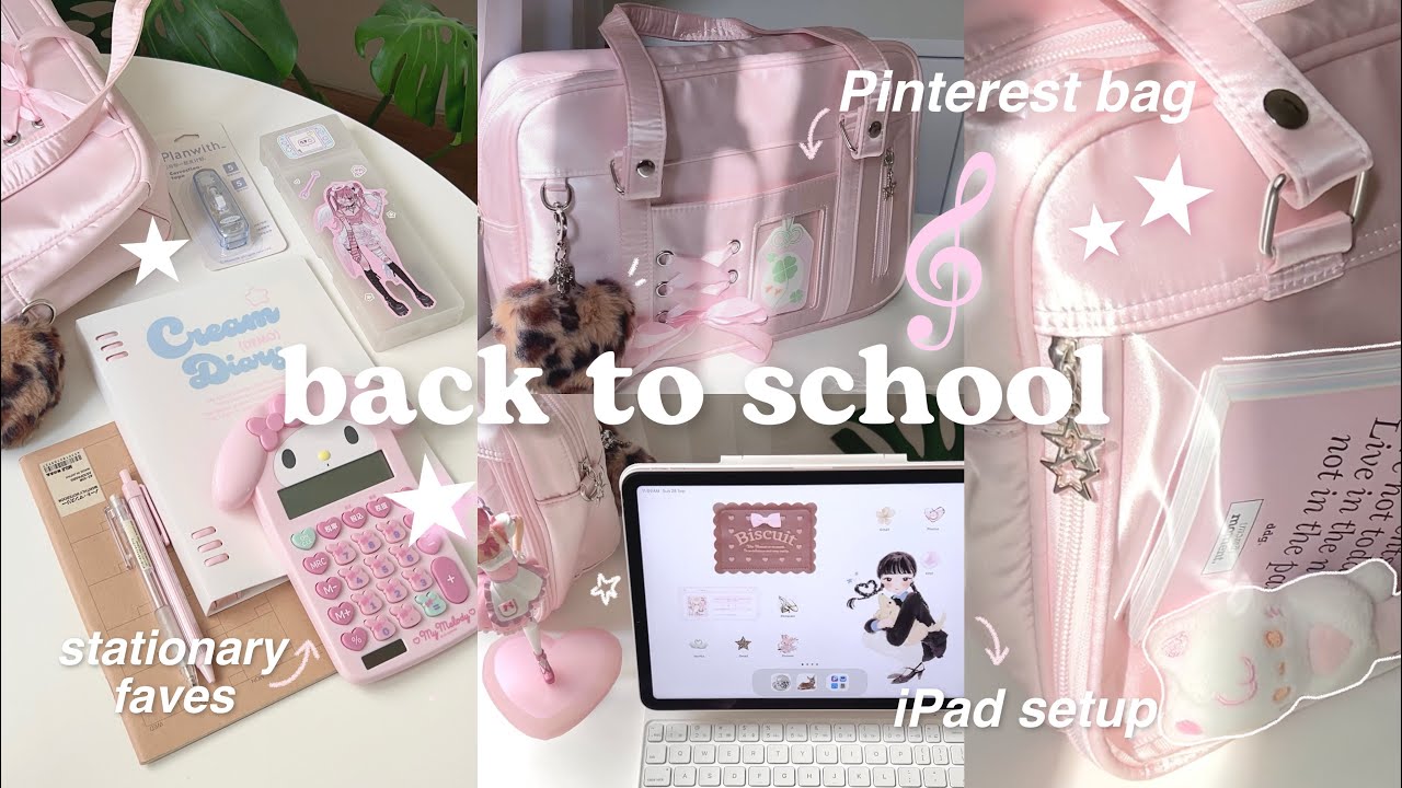 BACK TO SCHOOL PREP🍦school bag setup, shopping, haul, school supplies faves | back to school vlog