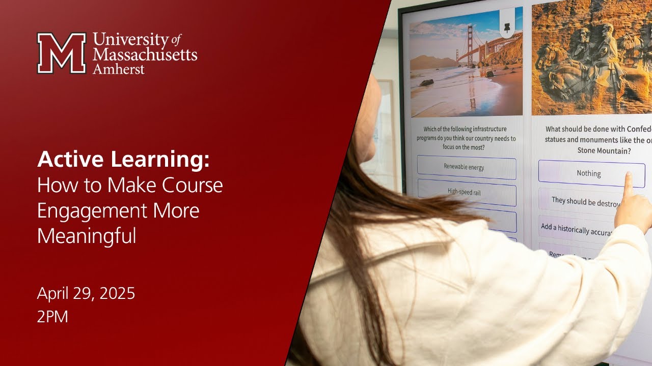 Active Learning: How to Make Course Engagement More Meaningful — Seminar