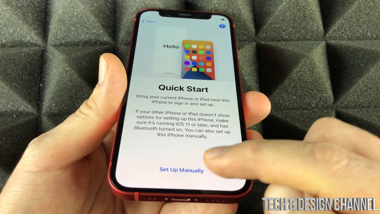 How to Set Up Manually iPhone 12 mini