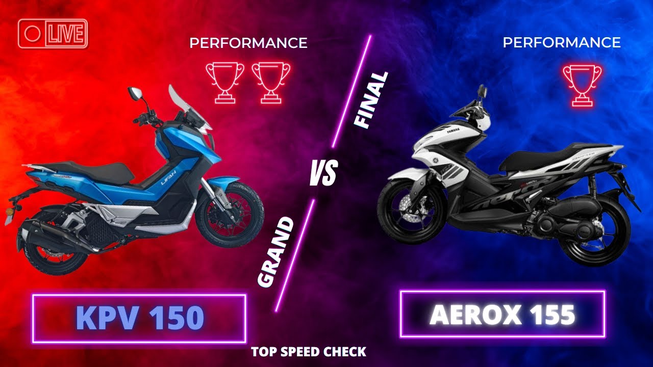 Lifan KPV 150 VS Yamaha AEROX 155 || Top Speed Test || Lifan KPV 150 || RIDE FOR PEACE BD
