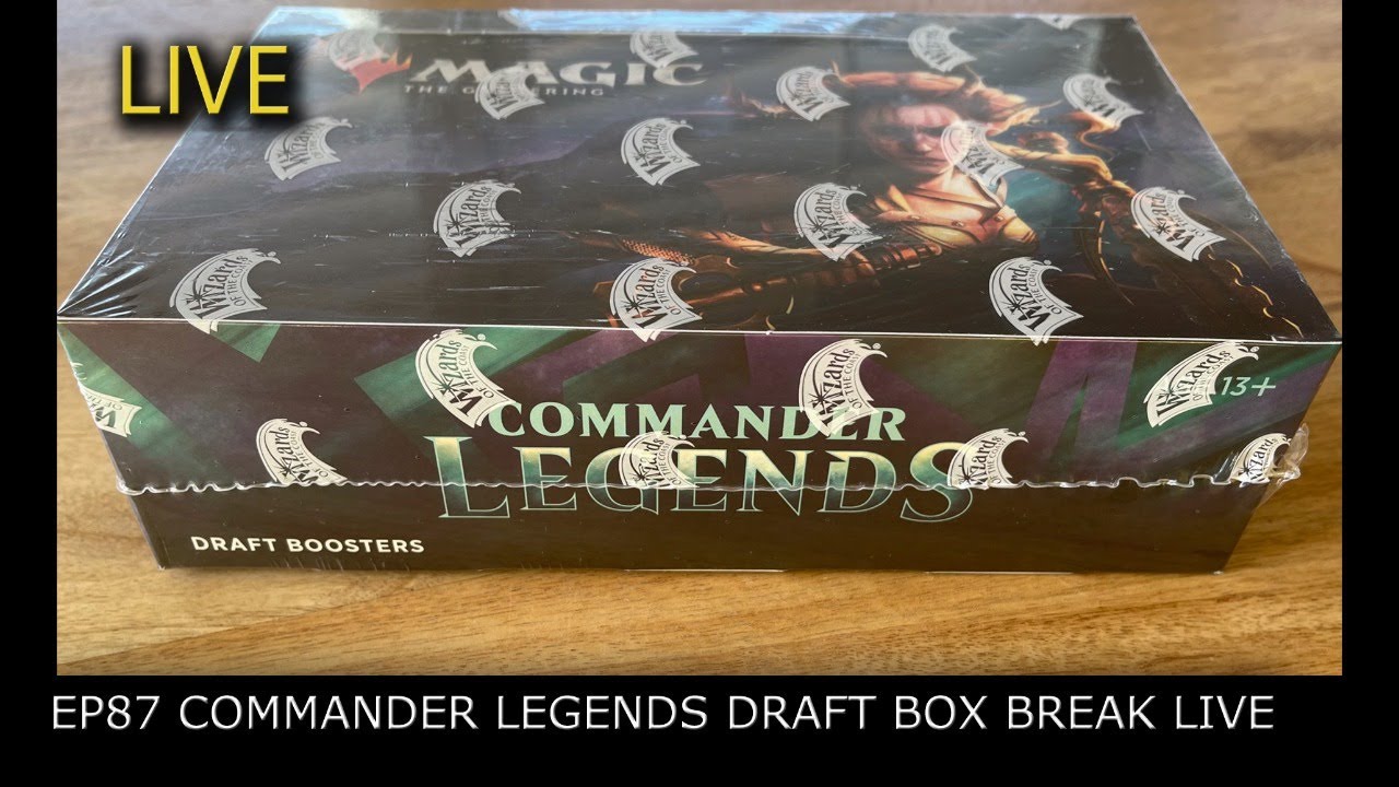 MTGMoxBox EP87 | MTG Commander Legends Draft Box Break LIVE