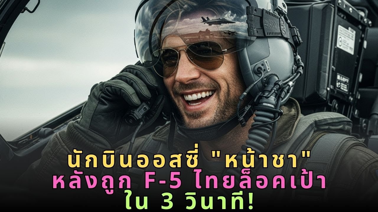 นักบินออสซี่ดูแคลน F-5 ไทยว่าเป็นของโบราณ แต่เหงื่อตก เมื่อถูกไล่ล็อกเป้าที่ความสูง 20,000 ฟุต