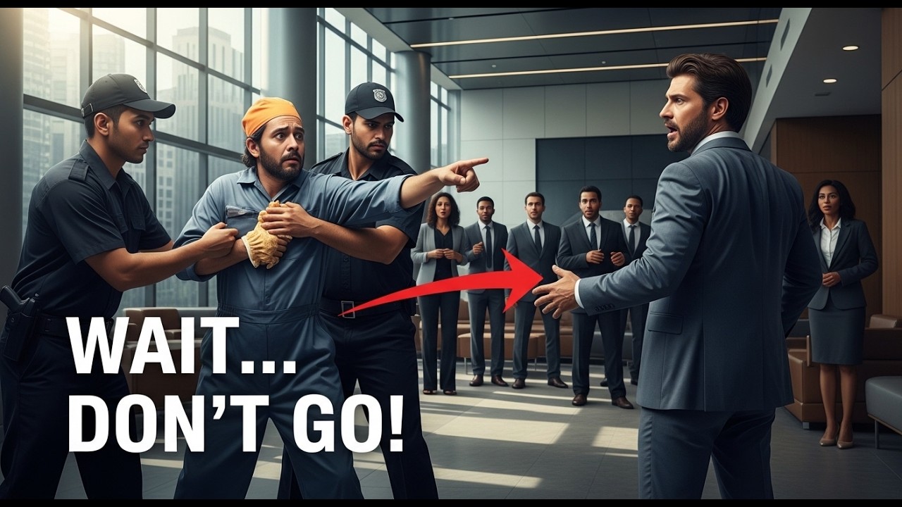 The Poor Janitor Stopped the CEO at the Elevator — Seconds Later Security Discovered the Truth