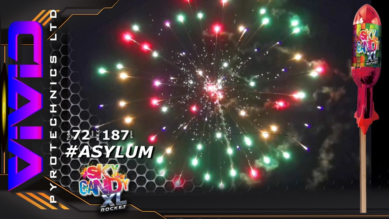 ✨️NEW 2026✨️  SKY CANDY XL | F3 ROCKET 💥💯💜🩵💙💚💛 Maximum Impact, Breathtaking Performance! ##fireworks