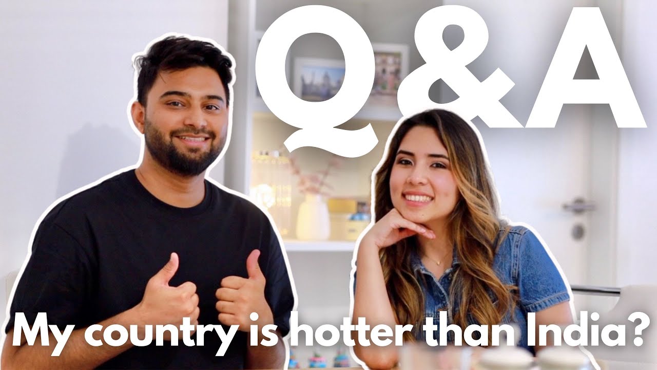 My Indian Fiancé visits South America for the first time 🤩 Weather, People & More | Q&A 🥰