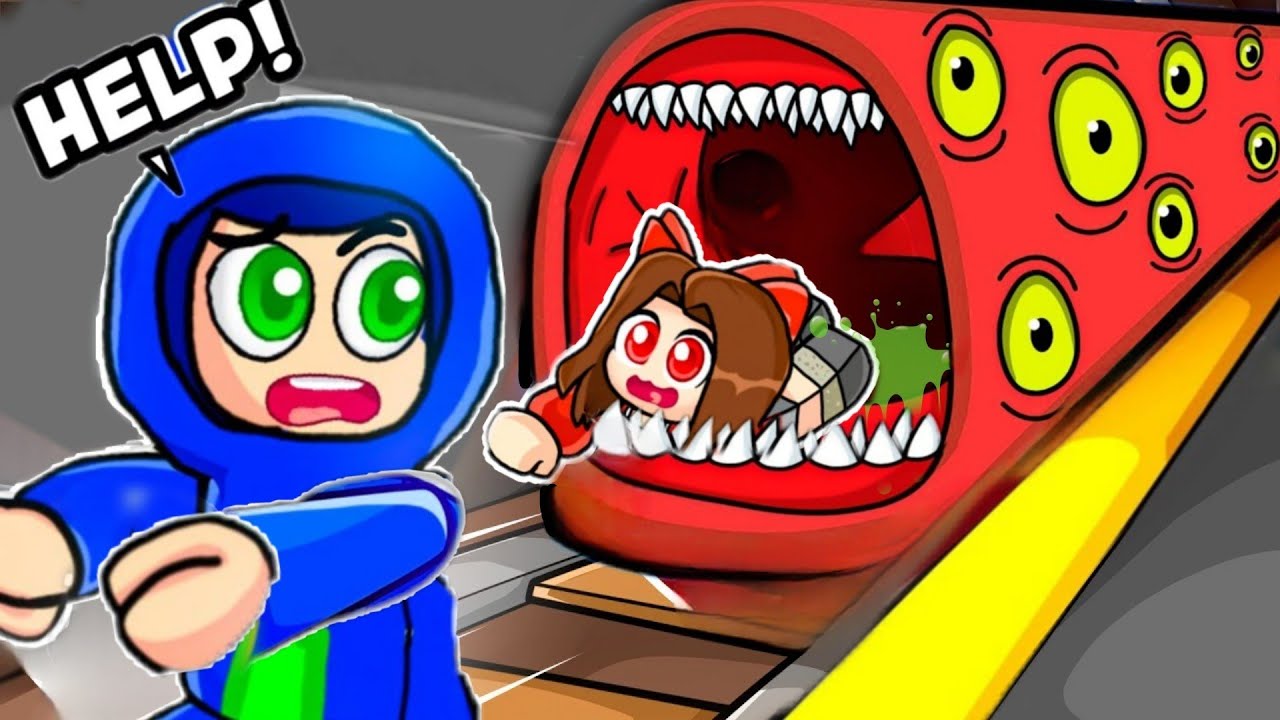 Roblox But WE TOOK THE WRONG TRAIN!!