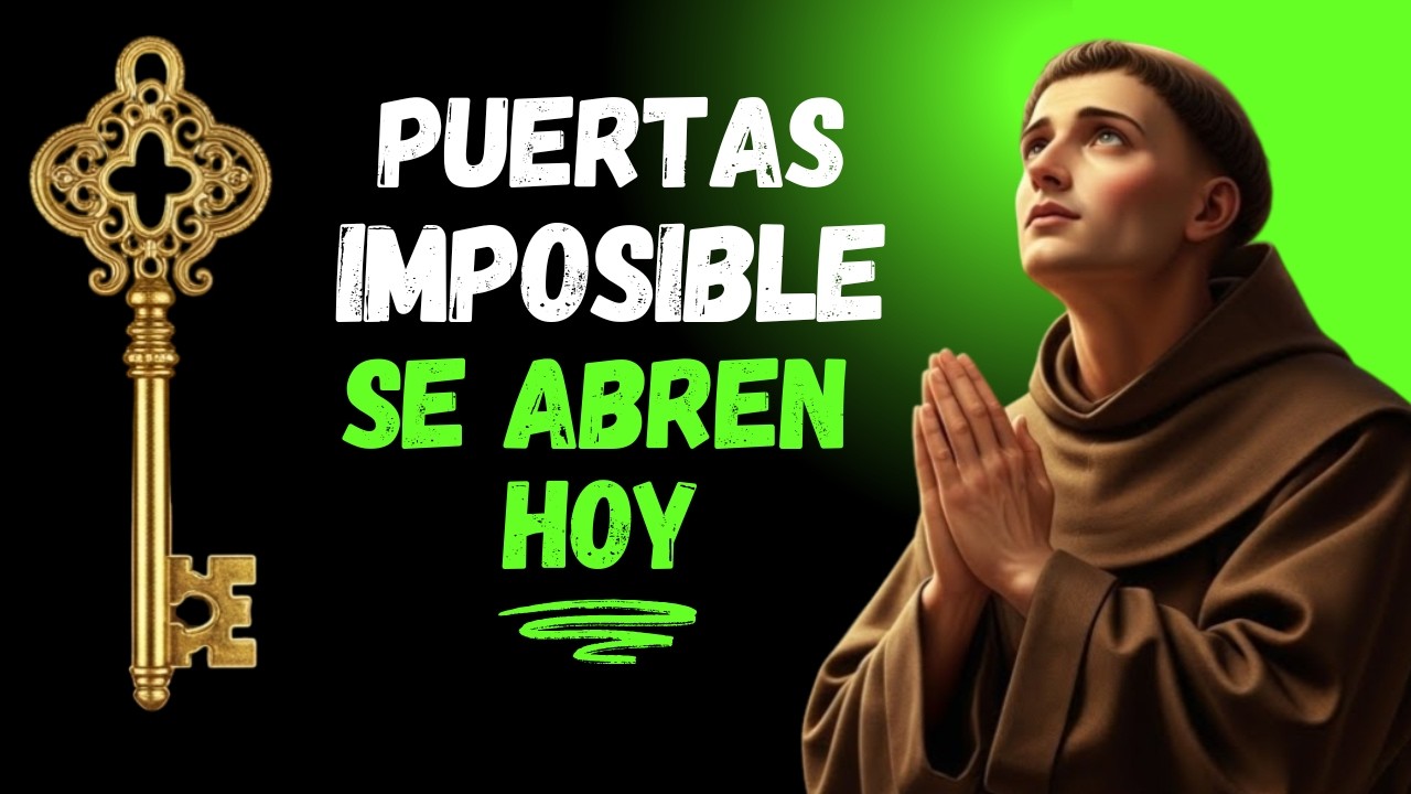 HAZLA HOY MISMO! Coronilla a San Antonio de Padua 👉 para Abrir Puertas Imposibles🔑