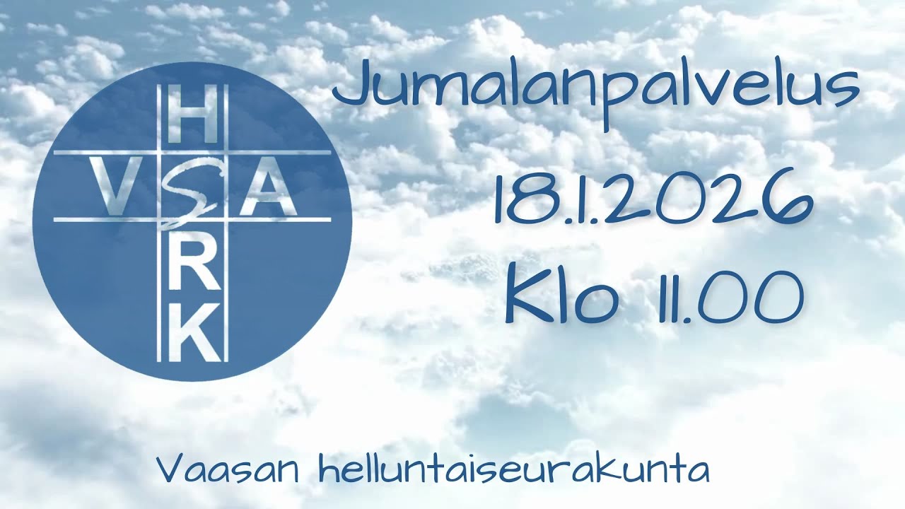 Jumalanpalvelus, 18.1.2026 klo 11