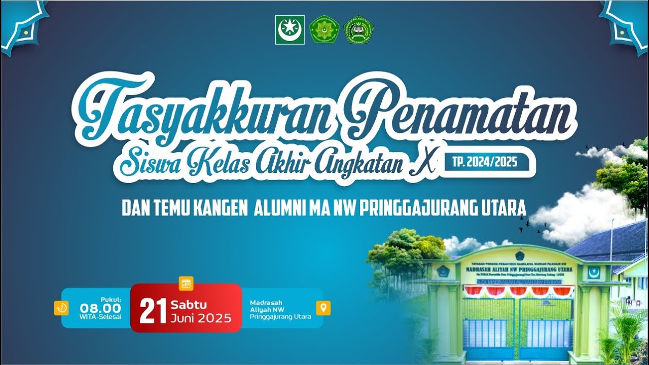 [🔴LIVE ] TASYAKKURAN PENAMATAN SISWA KELAS AKHIR ANGKATAN X (TP. 2024/2025)