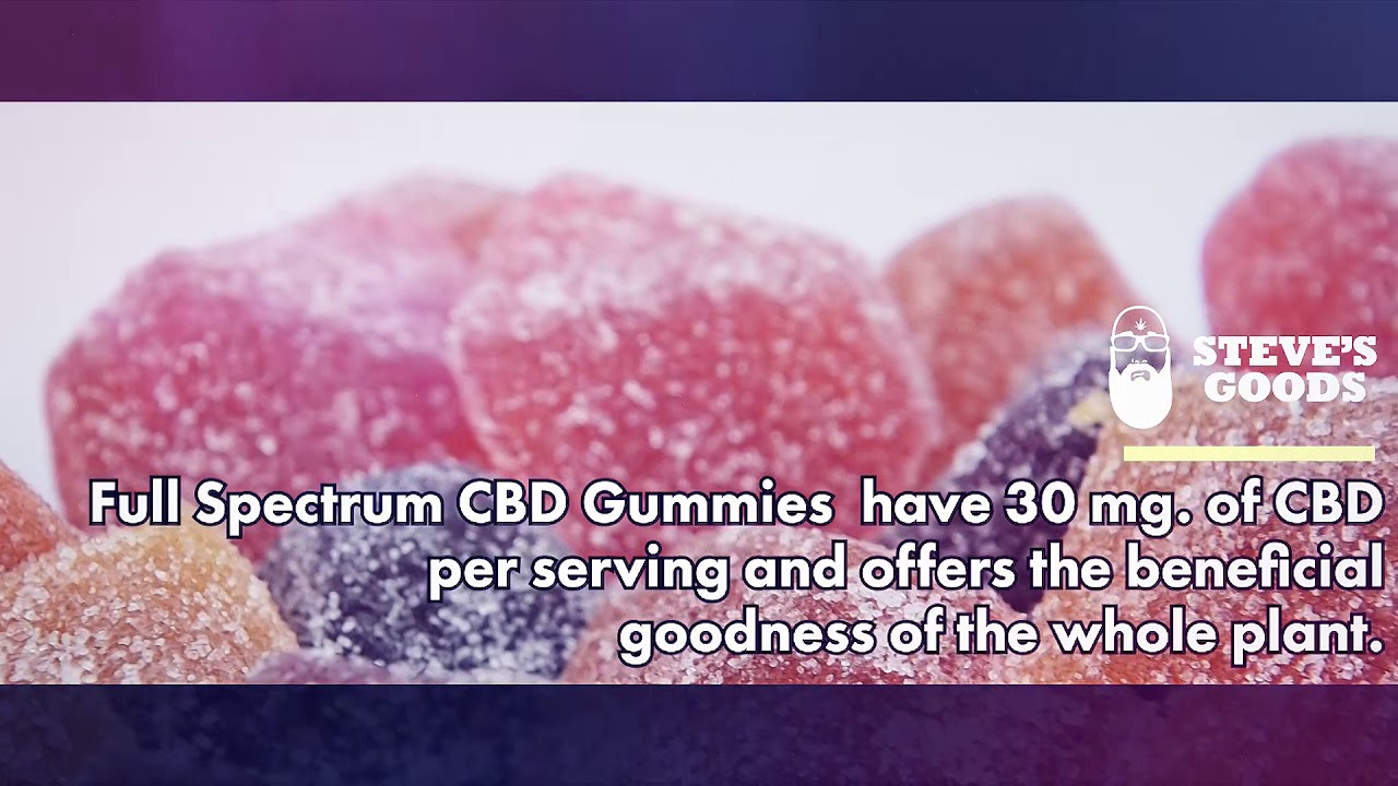 Steve's Goods CBD & Isolate Gummies