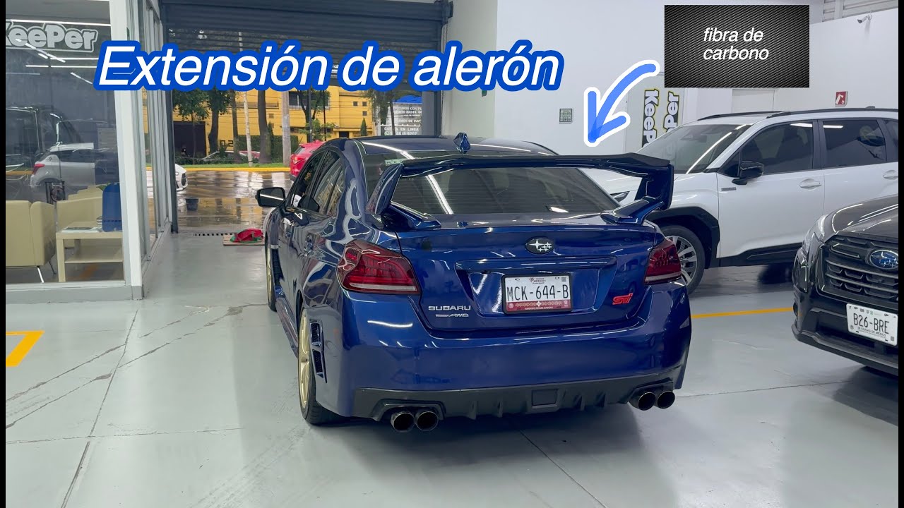 Nueva Modificación: Extensión de Alerón en Fibra de Carbono | Subaru STI