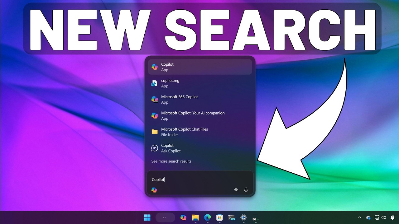 Copilot в поиске на панели задач в Windows 11 (ПОЛНАЯ ДЕМО)