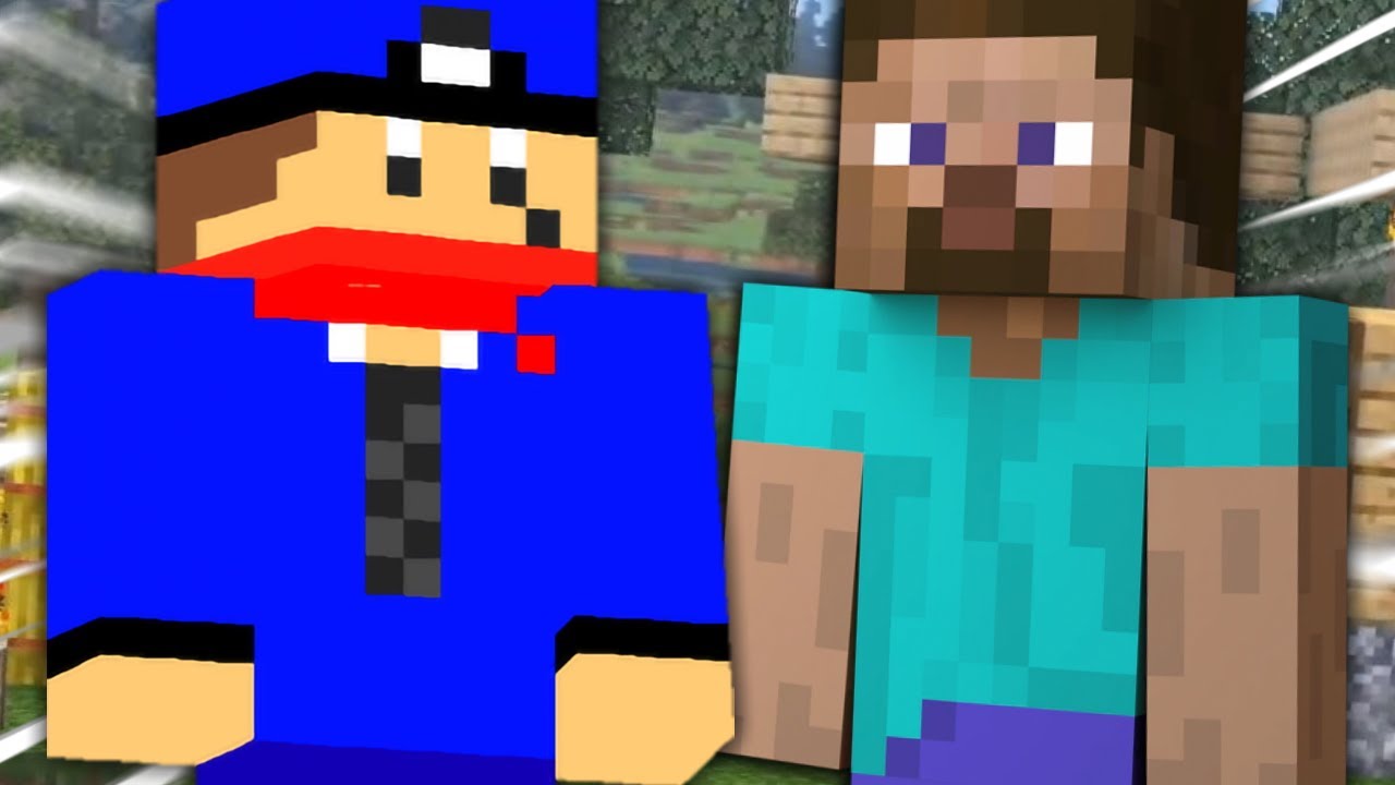 MINECRAFT PVP VETERAN TRIES STEVE IN SMASH
