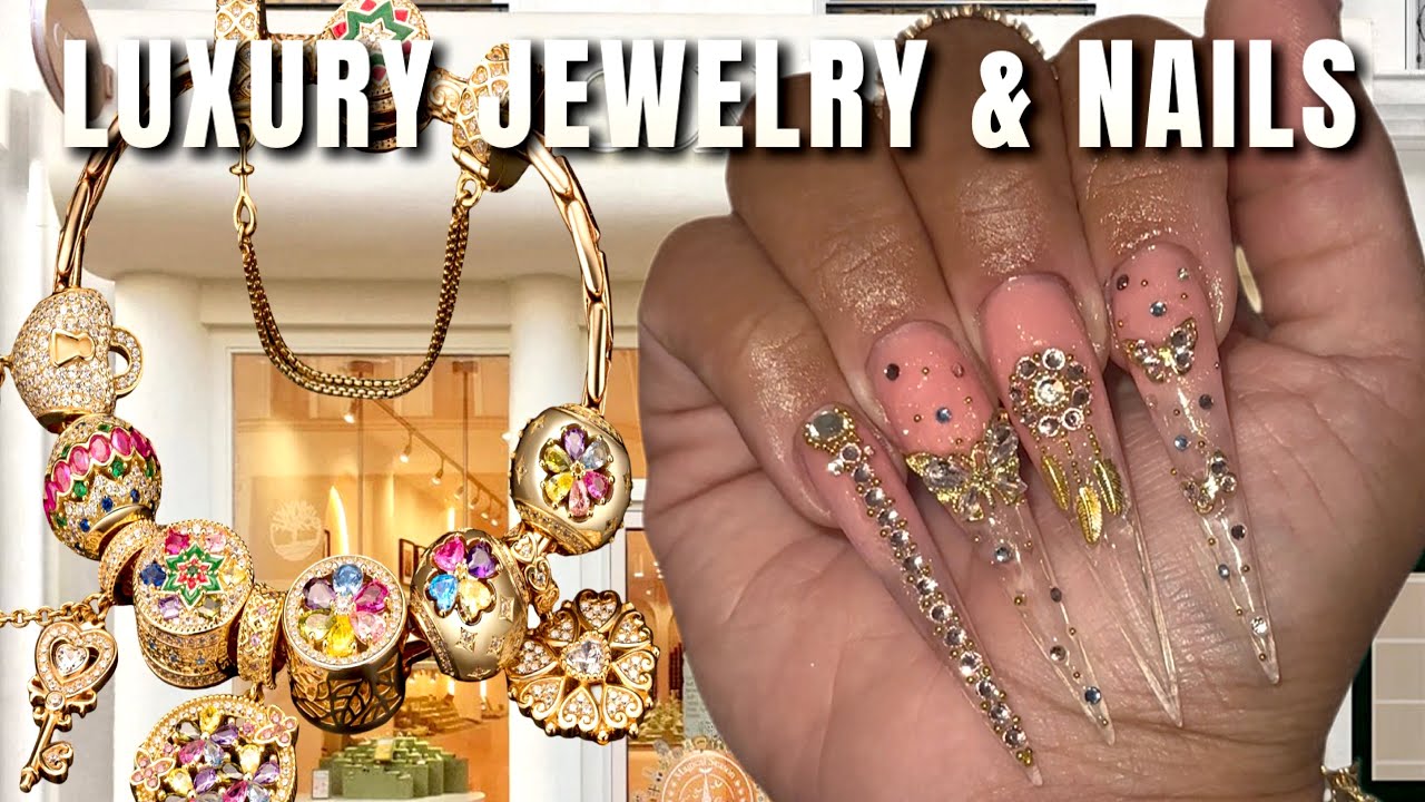 UNBOXING GONA JEWELRY 🤯  LUXURY NAILS
