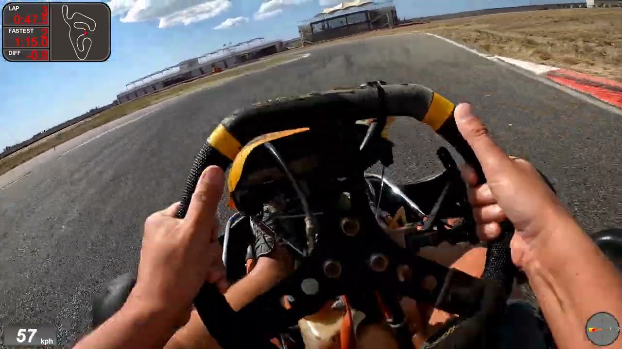 Crimea Grand Prix, Евпатория, Крым. Rotax карт, первая попытка/ onboard 4k