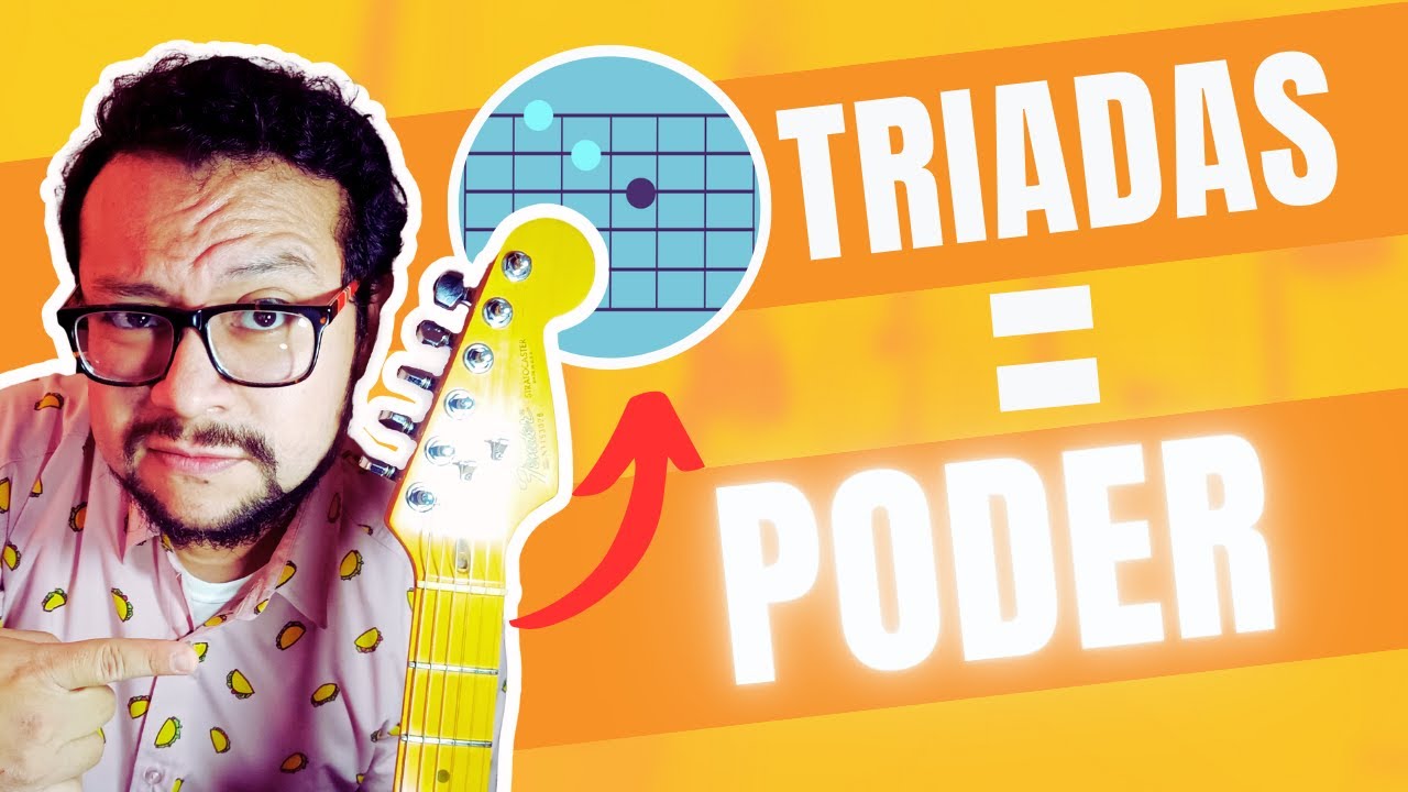 ¡Cómo encontrar y practicar TRIADAS fácilmente! (Obtén mejores SOLOS y ACORDES)