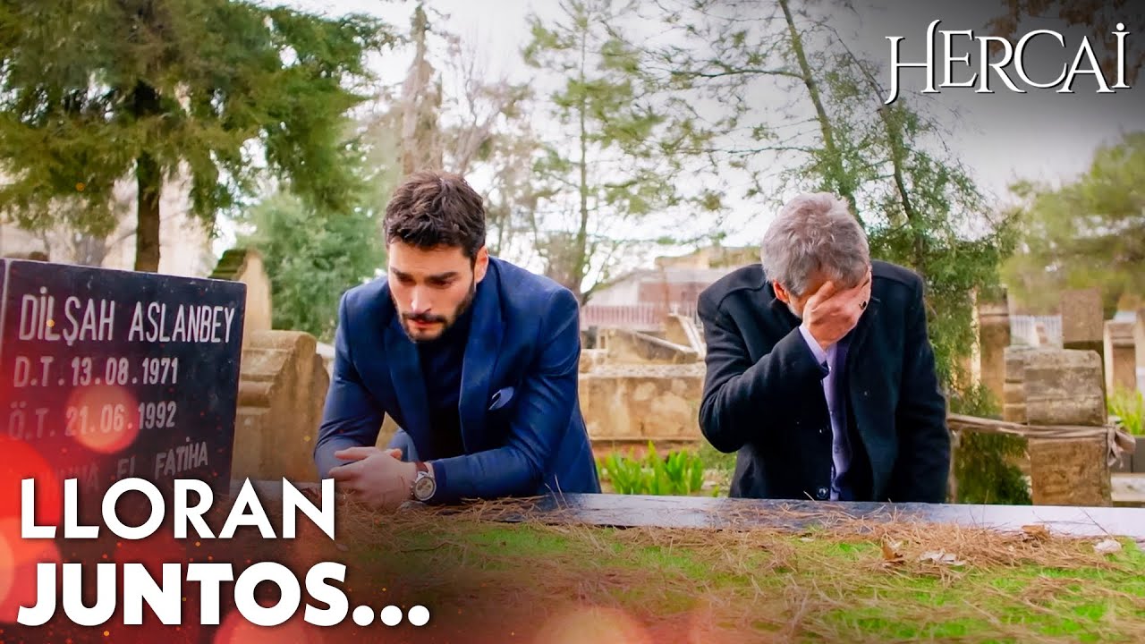 Miran y Hazar lloran en la tumba de Dilşah... | Hercai