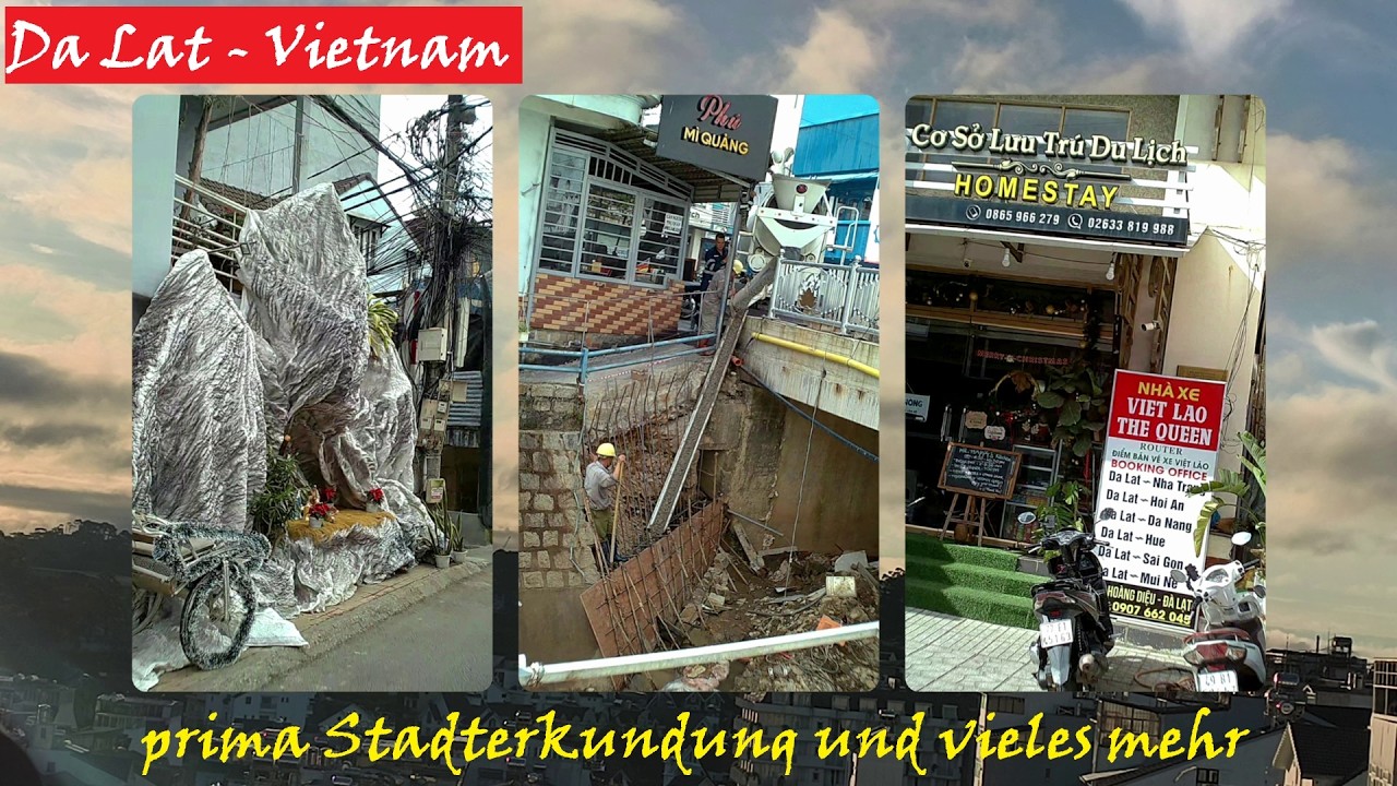 DaLat Vietnam - Citywalk, Bus Company Check und vieles mehr #vietnam #dalat