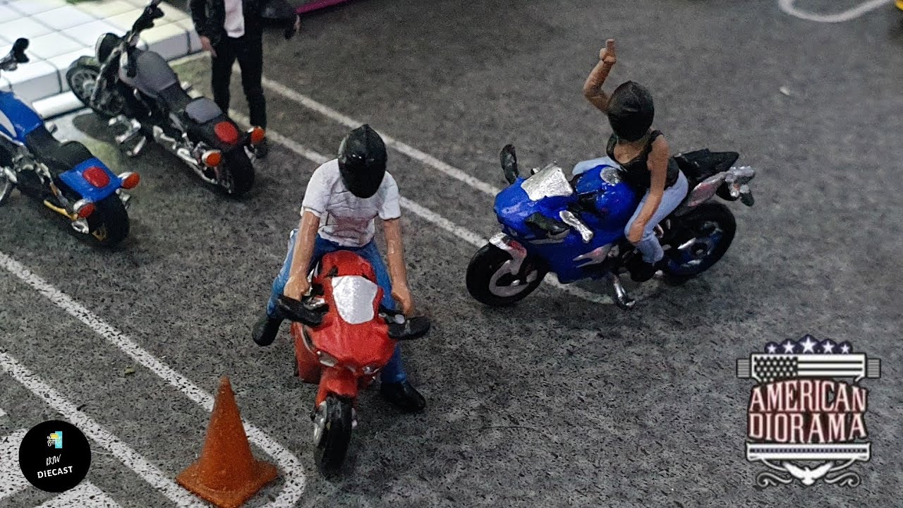 Motomania Figure and Motorbike by American Diorama 1/64 | UNBOXING and REVIEW
